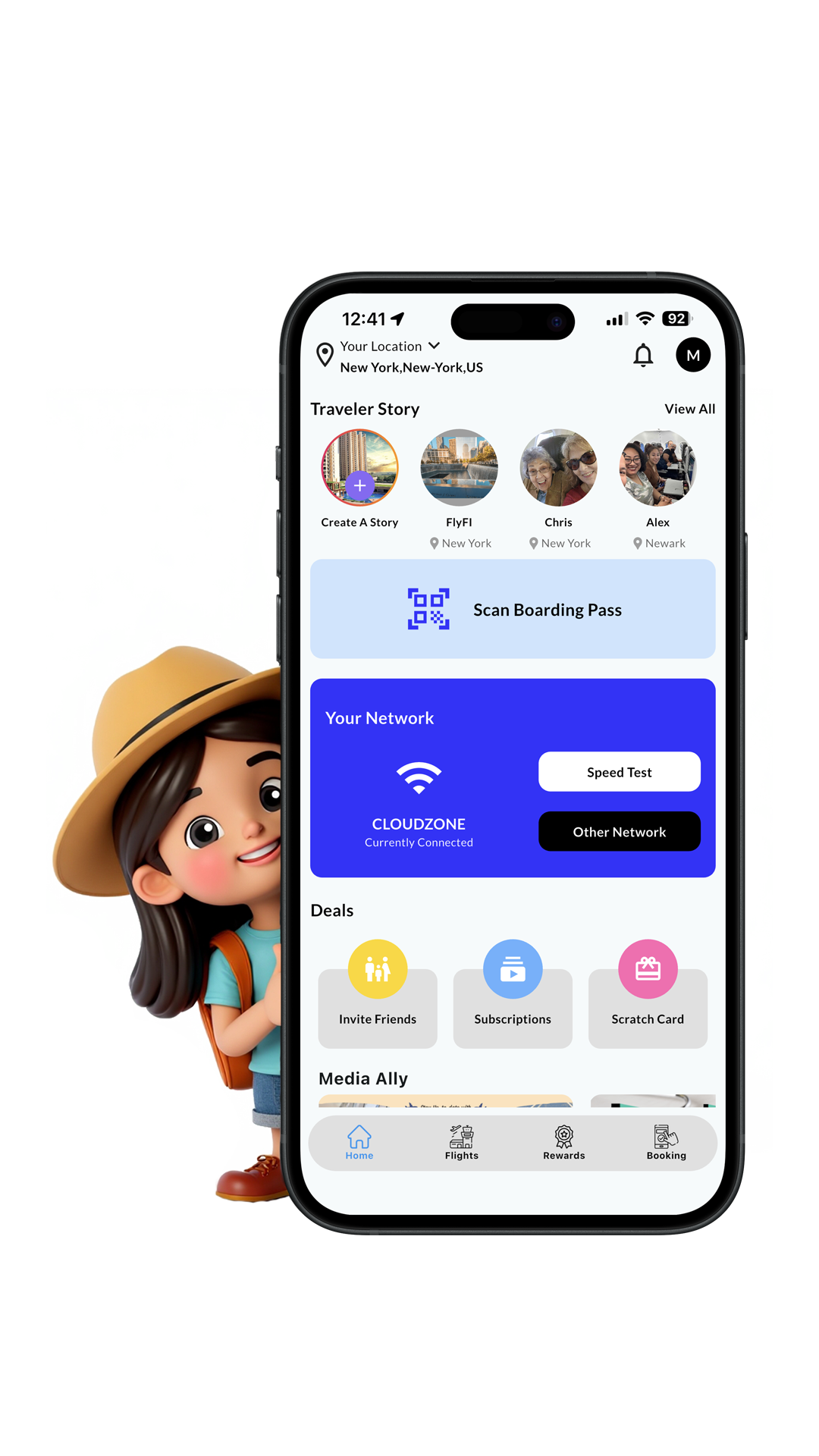 FlyFI - Your onboard Travel Buddy